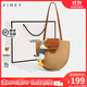viney編織包包女包新款托特包品牌單肩包生日禮物送女友老婆 【卡其色】高級感實(shí)用小眾草編包 時(shí)尚輕奢百搭休閑洋氣沙灘包