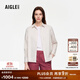 AIGLE艾高法式襯衫休閑速干上衣吸濕COOLMAX涼感女士 淡紫色 BF293 36 (160/84A)