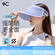 VVC成毅推薦遮陽(yáng)帽防曬帽子女太陽(yáng)帽防紫外線(xiàn)女大檐出游空頂帽灰度藍