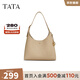 他她（TATA）氣質(zhì)通勤腋下包女包包大容量托特包單肩包春新款X3420AX5 杏色 F