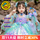 G.DUCKKIDS童裝洛麗塔公主裙女童連衣裙夏季美人魚裙子兒童蛋糕裙生日蓬蓬裙 單件裙子 110 尺碼4~5歲【100-110cm】