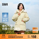 森馬（Semir）森馬羽絨服女中長(cháng)款大毛領(lǐng)24冬新款工裝風(fēng)保暖外套109724113016