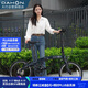 大行（DAHON）P10折疊自行車(chē)20英寸10速鋁合金成人通勤V剎 PAA003 珠光深藍