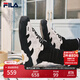 FILA楊冪同款蛋包鞋|斐樂(lè )女鞋2025夏季新款板鞋休閑鞋厚底運動(dòng)鞋女 奶白/黑-GB 37.5