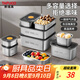 泰福高（TAFUCO）不銹鋼保鮮盒316L食品級飯盒密封便當收納餐盒冰箱分裝帶蓋T5381