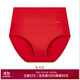 愛(ài)慕高腰收腹棉氨綸平角內褲女ALB23301 東方紅 170