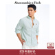 Abercrombie & Fitch【牛津襯衫】經(jīng)典小麋鹿圖案男裝25春夏美式長(cháng)袖襯衫125-5083 綠色條紋 XL (180/116A)
