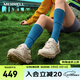 邁樂(lè )（Merrell）運動(dòng)戶(hù)外徒步鞋FREE STRIDE邁行男女同款登山鞋 MT6325102-03灰卡其男女同款 41