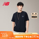 NEW BALANCE25年男款百搭休閑運動(dòng)圓領(lǐng)短袖T恤MT51873 BK XL