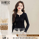 絲柏舍長(cháng)袖打底衫2025秋裝新款女裝時(shí)尚簡(jiǎn)約修身顯瘦圓領(lǐng)上衣
