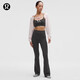 lululemon丨Groove 女士運動(dòng)高腰喇叭褲 *保暖 LW5INZA 石墨灰 S