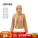 ubras輕薄蟬翼防曬衣女外套后背捏褶連帽透氣戶(hù)外服 晨曦黃色 M