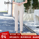 betu百圖女裝褲子高腰九分褲休閑褲女2204T51 杏色 XS