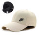 NBA VIBE-NIKE【顯臉小】男女帽子防曬情侶運動(dòng)帽遮陽(yáng)帽戶(hù)外棒球 耐克NK米色 耐克四季棉滌粘貼款可調節大小5