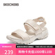 斯凱奇（Skechers）涼鞋女士秋季厚底休閑運動(dòng)女鞋百搭舒適外穿軟底沙灘鞋119853