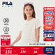 FILA【液氨整理】斐樂(lè )兒童童裝2025年秋季新款女中大童短袖T恤 云菇白-WT 160