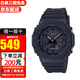 卡西歐（CASIO）手表男 G-SHOCK系列八角農家橡樹(shù)黑武士防水運動(dòng)日韓表七夕禮物 黑武士GA-2100-1A1【香港直郵】