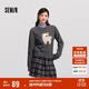 森馬（Semir）毛衣女提花衣服趣味潮流2024冬季圓領(lǐng)正肩毛衫甜酷風(fēng)109724107008