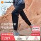 moodytiger兒童褲子拒水耐磨夏季男童長(cháng)褲彈力寬松高彈女童長(cháng)褲戶(hù)外防蚊褲