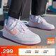 耐克酷菠蘿大童低幫運(yùn)動鞋冬季男女童耐穿板鞋NIKE COURT DV5456 111白/橙粉/亞紫粉 36.5