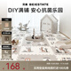 貝易（BeiE）寶寶爬爬墊嬰兒拼接爬行墊家用地板墊墊子防滑地墊兒童客廳室內墊 約瑟芬清晨+奶油白-24片 58*58*2.5cm/片—無(wú)縫滿(mǎn)鋪