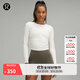 lululemon丨All It Takes 女士運動長袖T恤*羅紋 Nulu? LW3GK5S 骨白 XS /4