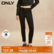 ONLY時(shí)尚高腰加絨緊身小腳褲九分牛仔褲女|123149043 J19 黑牛仔 S 160/64A