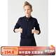 ELLE KIDS空氣層面料】25春秋季女童運動(dòng)風(fēng)立領(lǐng)簡(jiǎn)約復古微彈拉鏈衛衣外套