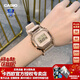 卡西歐（CASIO）女表g-shock都市女性中性時尚小方塊潮流送女友禮物運(yùn)動電子手表 GM-S5600PG-4甜酷玫瑰-人氣女款