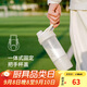 樂(lè )扣樂(lè )扣（LOCK&LOCK）運動(dòng)搖搖杯獨立儲存盒隨手塑料杯健身茶水杯灰色（580mL+170mL）