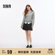 森馬（Semir）半身裙女學(xué)院風(fēng)顯瘦短裙俏皮小個(gè)子秋灰色格子百褶裙101524120012