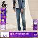 杰克·瓊斯（JACK&JONES）男裝四季恒溫彈力柔軟舒適903直筒牛仔褲男潮流百搭褲子品牌男褲 086中藍牛仔-2 寬松直筒，卡碼拍小 36 185 W36/L32