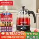 金灶（KAMJOVE） 養生壺煮茶器噴淋式煮茶爐白茶壺黑茶壺辦公室家用蒸汽煮茶壺1L 黑色 1L