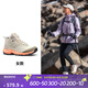 迪卡儂徒步鞋女戶(hù)外休閑登山鞋女防滑防水透氣春秋中幫 MH500 淺白堊灰 38