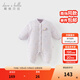 戴維貝拉（DAVE＆BELLA）初生嬰兒連體衣新生兒睡衣洋氣寶寶衣服外出服冬裝新款爬服 小鳥(niǎo)印花DB4238364-A 59cm （建議身高52-59cm）
