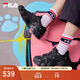 FILA 斐樂(lè )貓爪鞋4代女鞋老爹鞋情侶運動(dòng)鞋復古時(shí)尚休閑鞋網(wǎng)面透氣 【女款】黑-BK 37.5