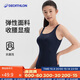 迪卡儂（DECATHLON）泳衣女連體三角抗氯游泳服顯瘦大碼泳裝泡溫泉深藍4230019