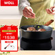 WOLL德國進(jìn)口不粘平底鍋無(wú)涂層無(wú)油煙牛排煎鍋電磁爐平底鍋