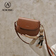 奧康（Aokang）女包時(shí)尚洋氣復古小方包百搭單肩斜挎包生日新年情人節禮物送女友