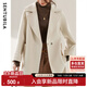 尚都比拉中長(cháng)款毛呢大衣女冬季小個(gè)子100%羊毛雙面呢外套