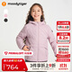 moodytiger女童外套拒水保暖春秋兒童棉服童裝輕暖連帽可機洗棉衣戶(hù)外運動(dòng)衣