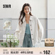 森馬（Semir）牛仔外套女中長款落肩寬松夾克2025春秋棉質(zhì)通勤109125108014
