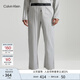 Calvin Klein內(nèi)衣秋冬男士時(shí)尚休閑提花腰邊格紋舒適家居長(zhǎng)褲睡褲NM1429OP7A-鴿子灰M