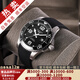 【二手99新】浪琴（LONGINES）康卡斯系列男表運動(dòng)系列自動(dòng)機械男士腕表二手奢侈品腕表 【全套陶瓷圈】黑盤(pán)膠帶 L3.782.4.56.9