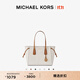 MICHAEL KORS邁克高仕 MK 經(jīng)典款 Voyager 中號單肩包 香草白150 老花款2 中號