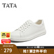 他她（TATA）2024秋休閑男士簡(jiǎn)約百搭板鞋新款VNQ01CM4 白色 41