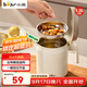 小熊（Bear）濾油壺304不銹鋼 帶濾網(wǎng)豬油罐 大容量廚房油瓶食品級油罐壺1.3L