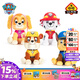 汪汪隊立大功（PAW PATROL）汪汪隊玩具毛絨全套狗狗玩偶公仔男女孩玩具旺旺隊生日禮物 4只經(jīng)典款-中號毛絨 中號-坐或站高約17~22.9CM