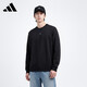 阿迪達斯 （adidas）男 訓(xùn)練系列 D4T CREW SWEATS 衛(wèi)衣 JJ4642 黑色  L 