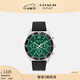 蔻馳（COACH）奧萊男士COLE腕表手表百搭，44MM 黑色